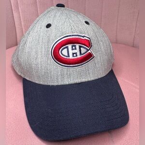 Montreal Canadiens hat cap ‘47 Brand gray navy blue NHL Hockey men’s‎ size L/XL